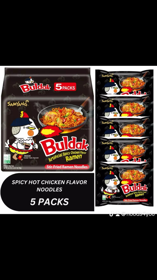 SAMYANG, BULDAK ORIGINAL artificial chicken flavor 5 packs