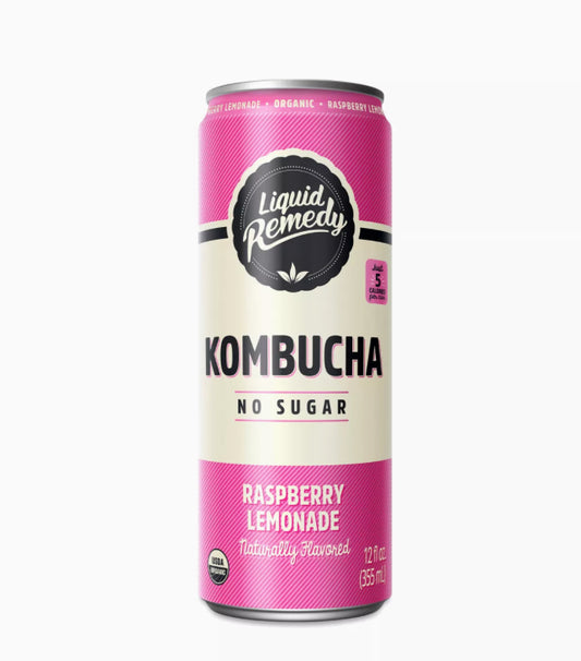 REMEDY KOMBUCHA, Raspberry Lemonade 11.2oz