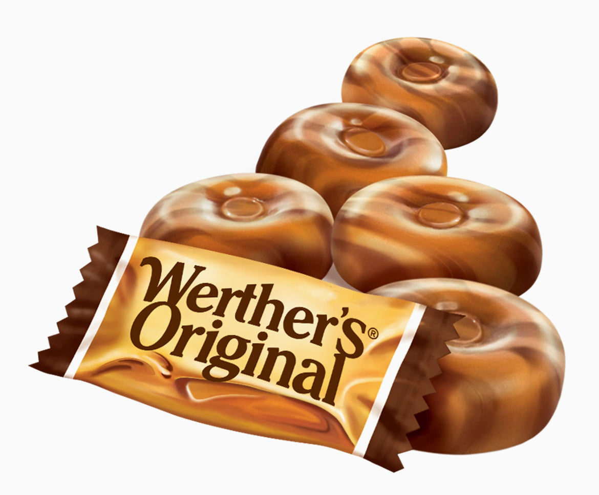 Werthers Original Caramel Coffee Hard Candy Pieces Round Hard Candy 2.65 Oz