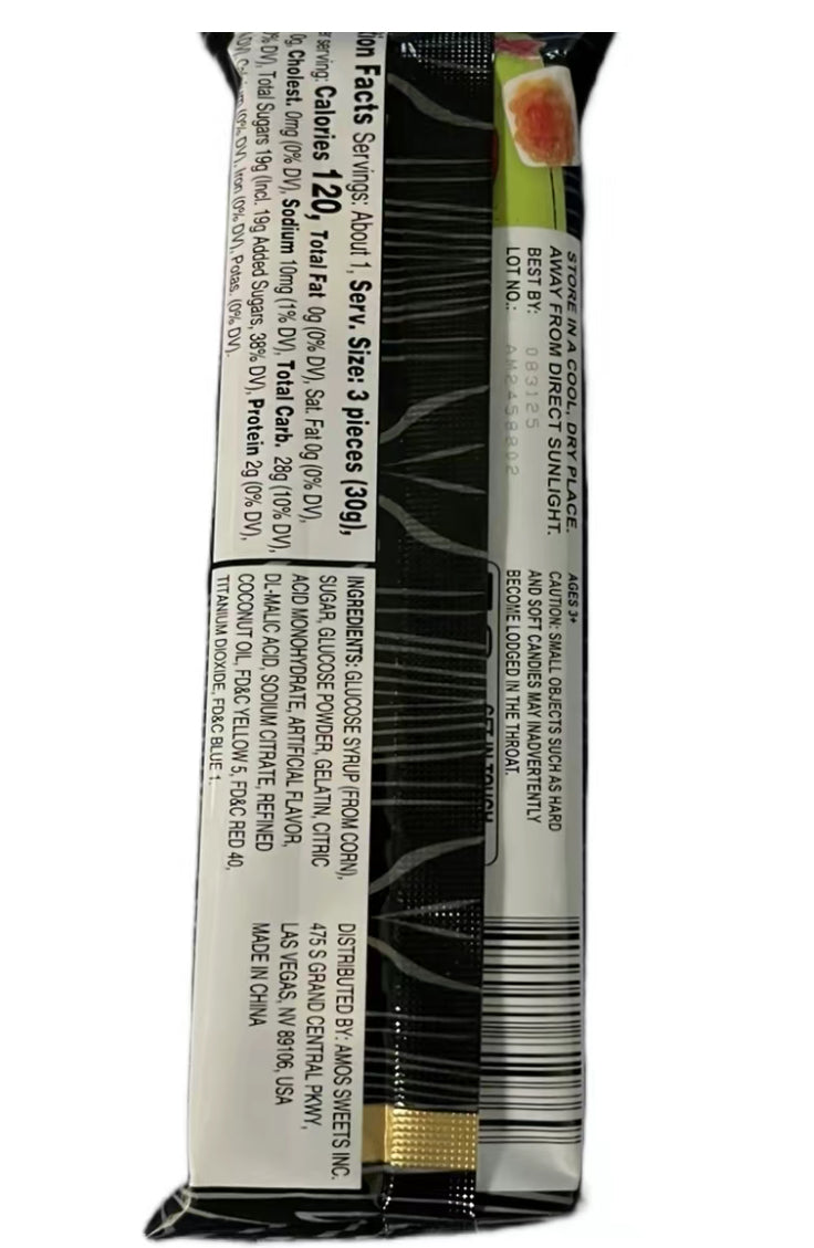 AMOS, SUSHI GUMMY 1.14oz 4 pieces