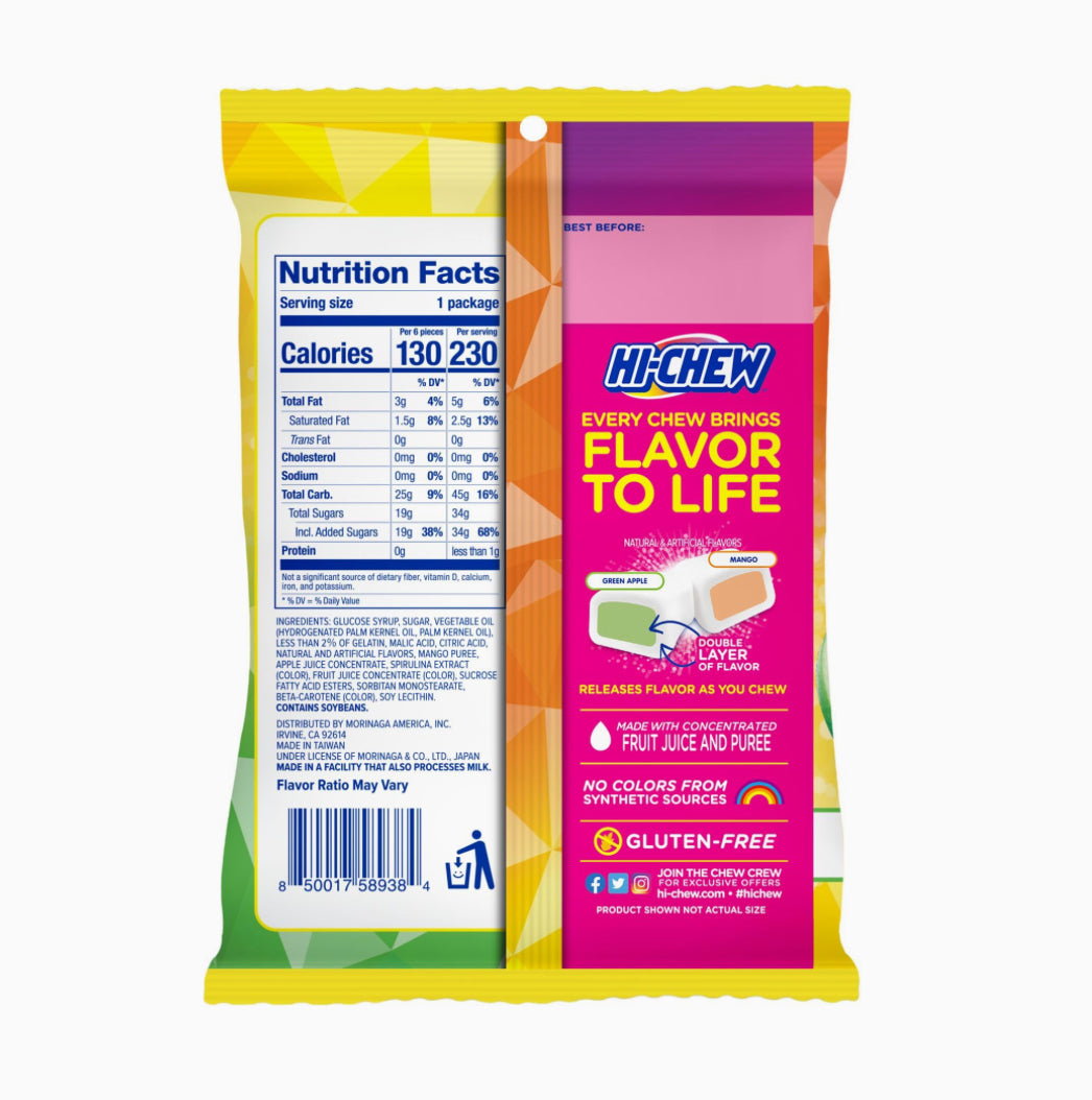 HI-CHEW, Green Apple Mango 1.94oz