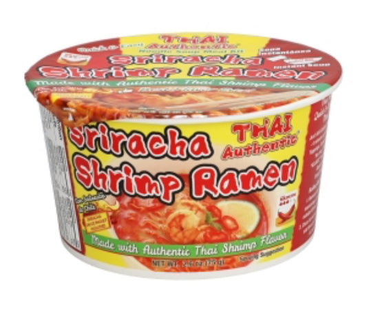 THAI AUTHENTIC noodle soup meal kit, Sriracha Shrimp Ramen